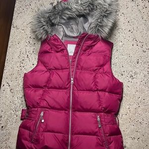 Eddie Bauer Hooded Down Vest